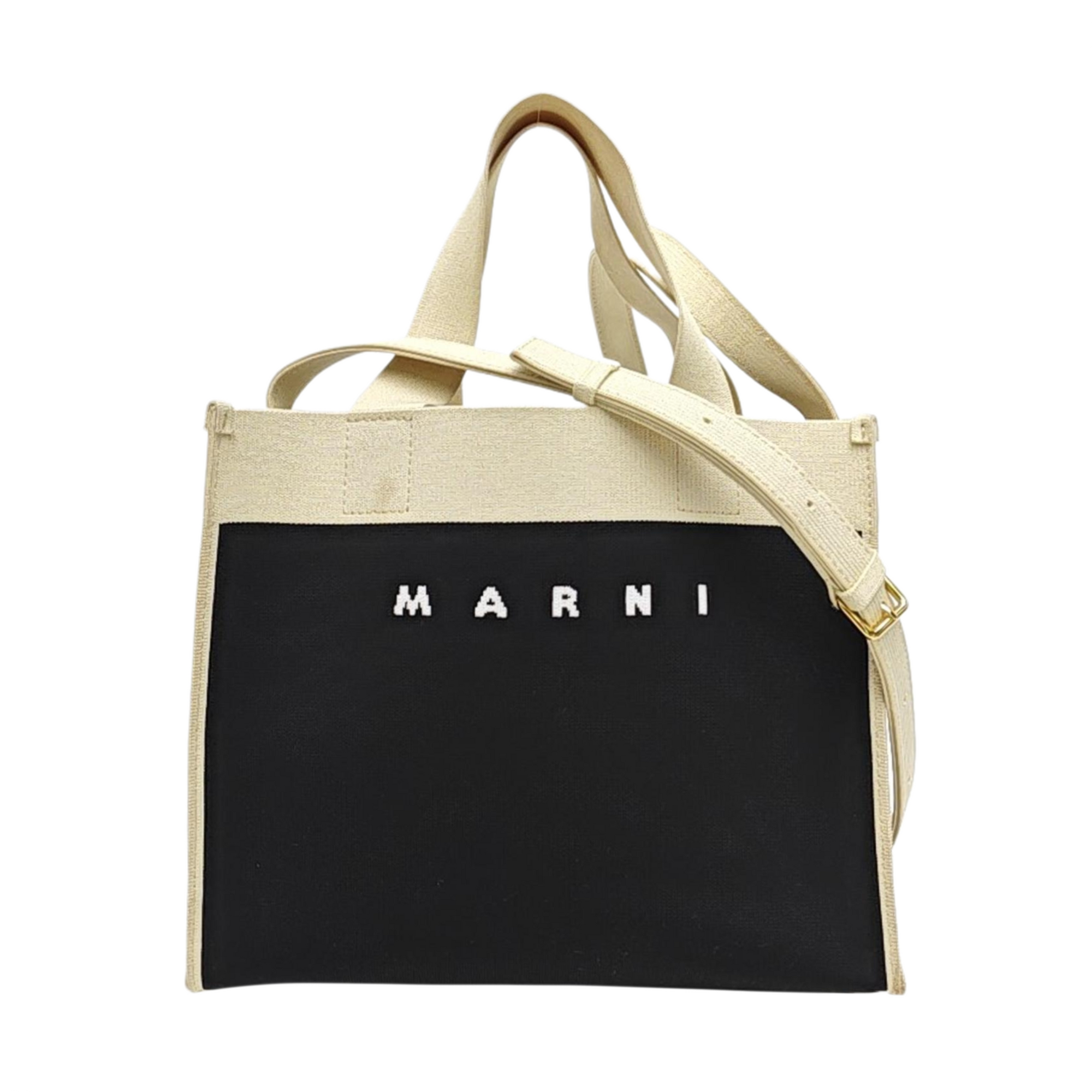 Fabric Shoulder Bag Black