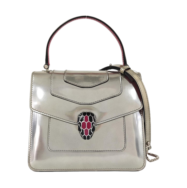 SERPENTI FOREVER Calfskin Silver