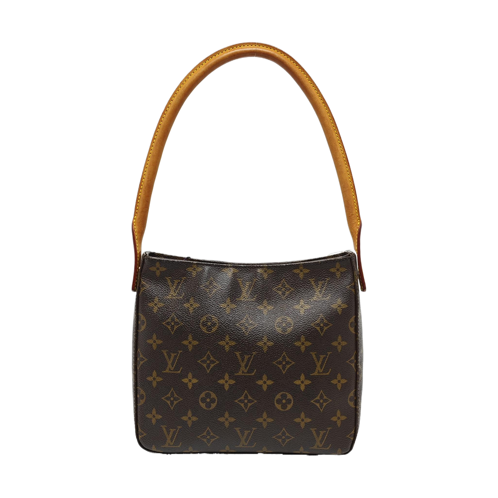 LOOPING MM Monogram Coated Canvas Brown