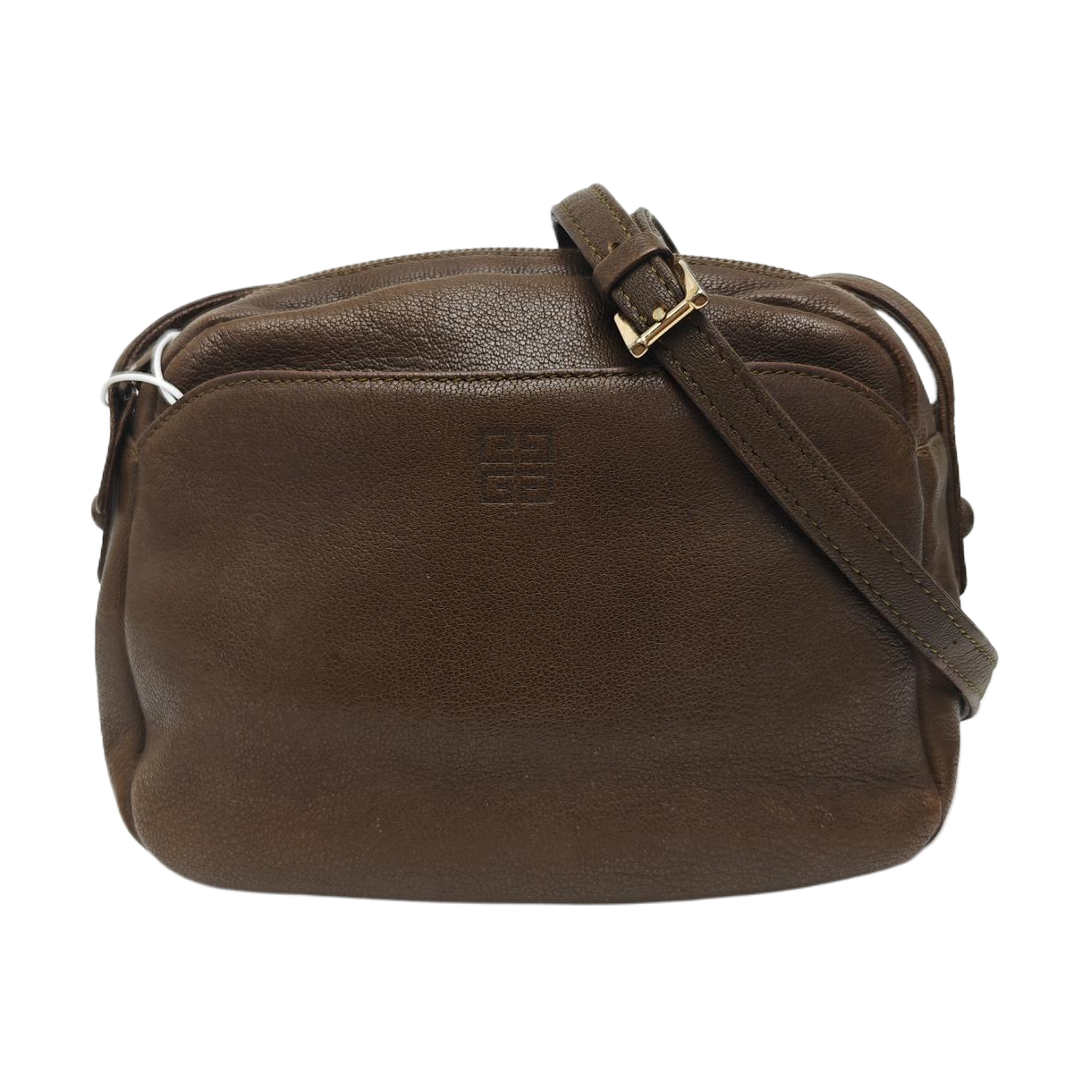Calfskin Shoulder Bag Brown
