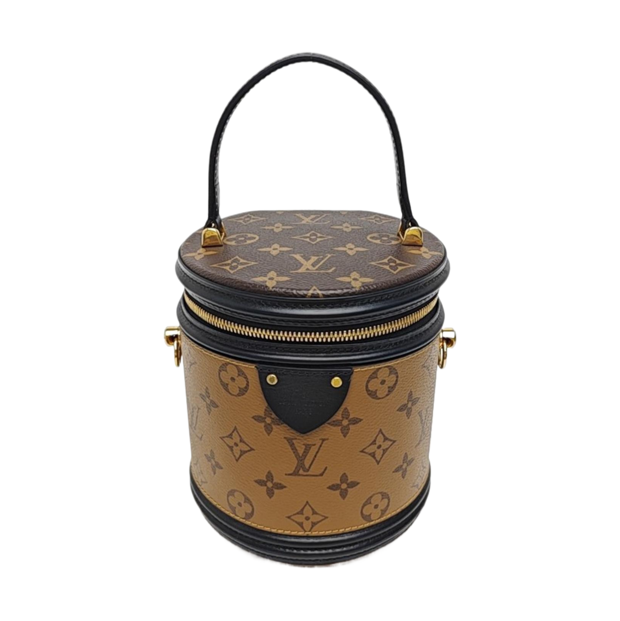 CANNES PM Monogram Coated Canvas Brown