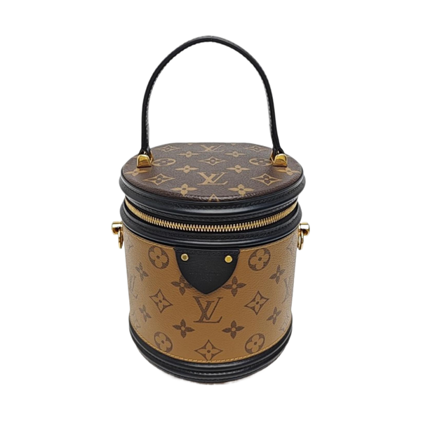 CANNES PM Monogram Coated Canvas Brown