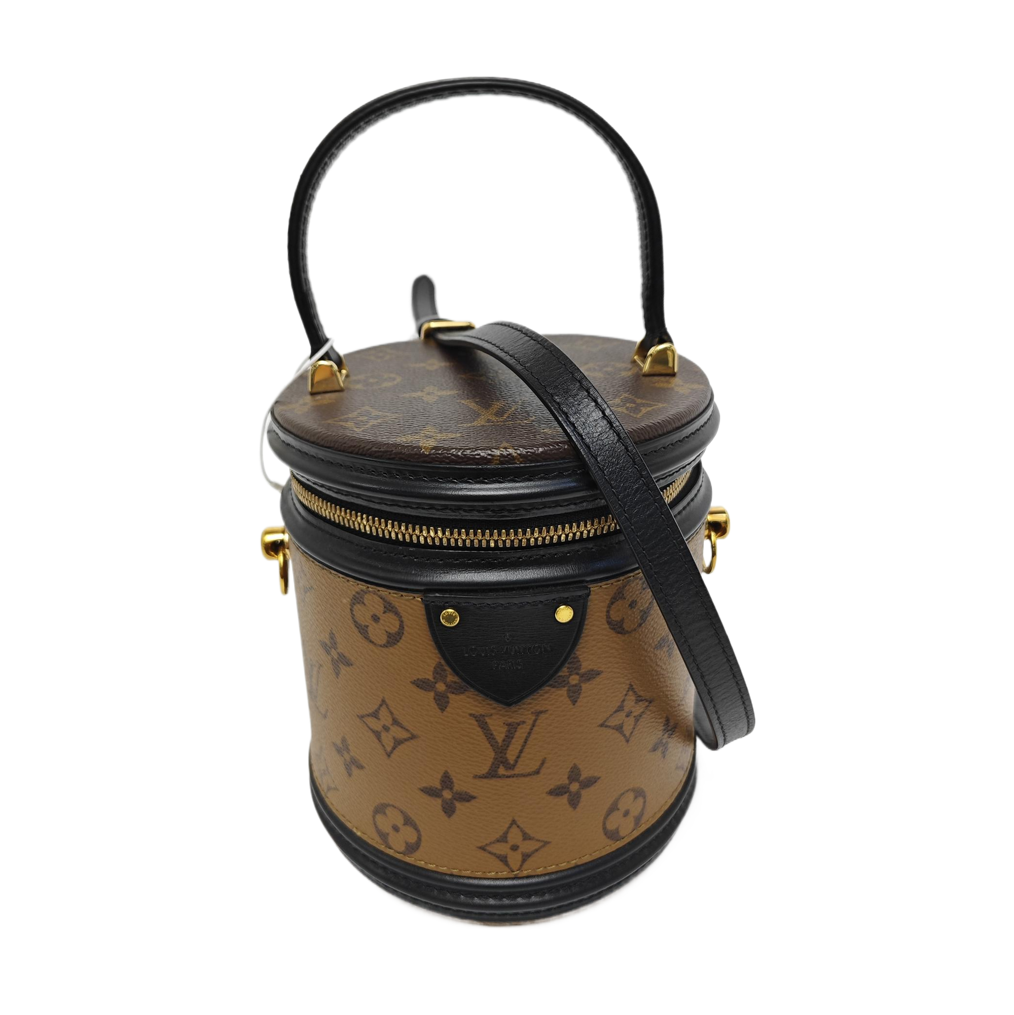 CANNES PM Monogram Coated Canvas Brown