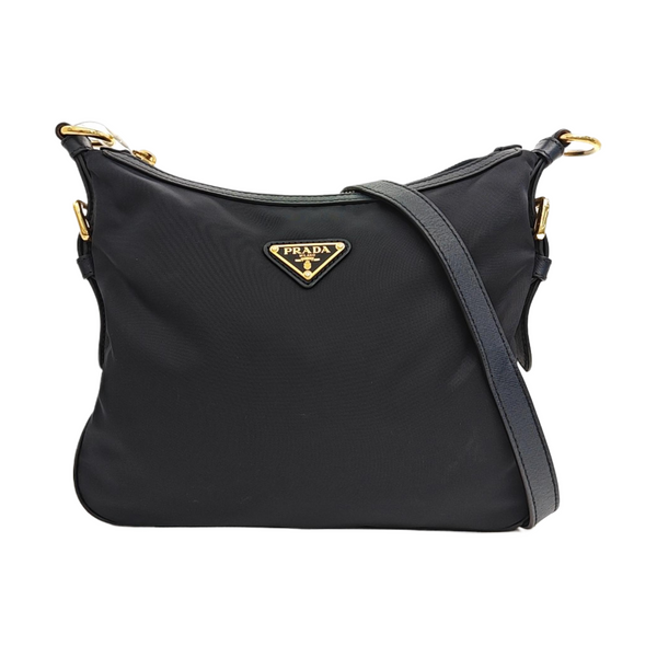Nylon Shoulder Bag Blue