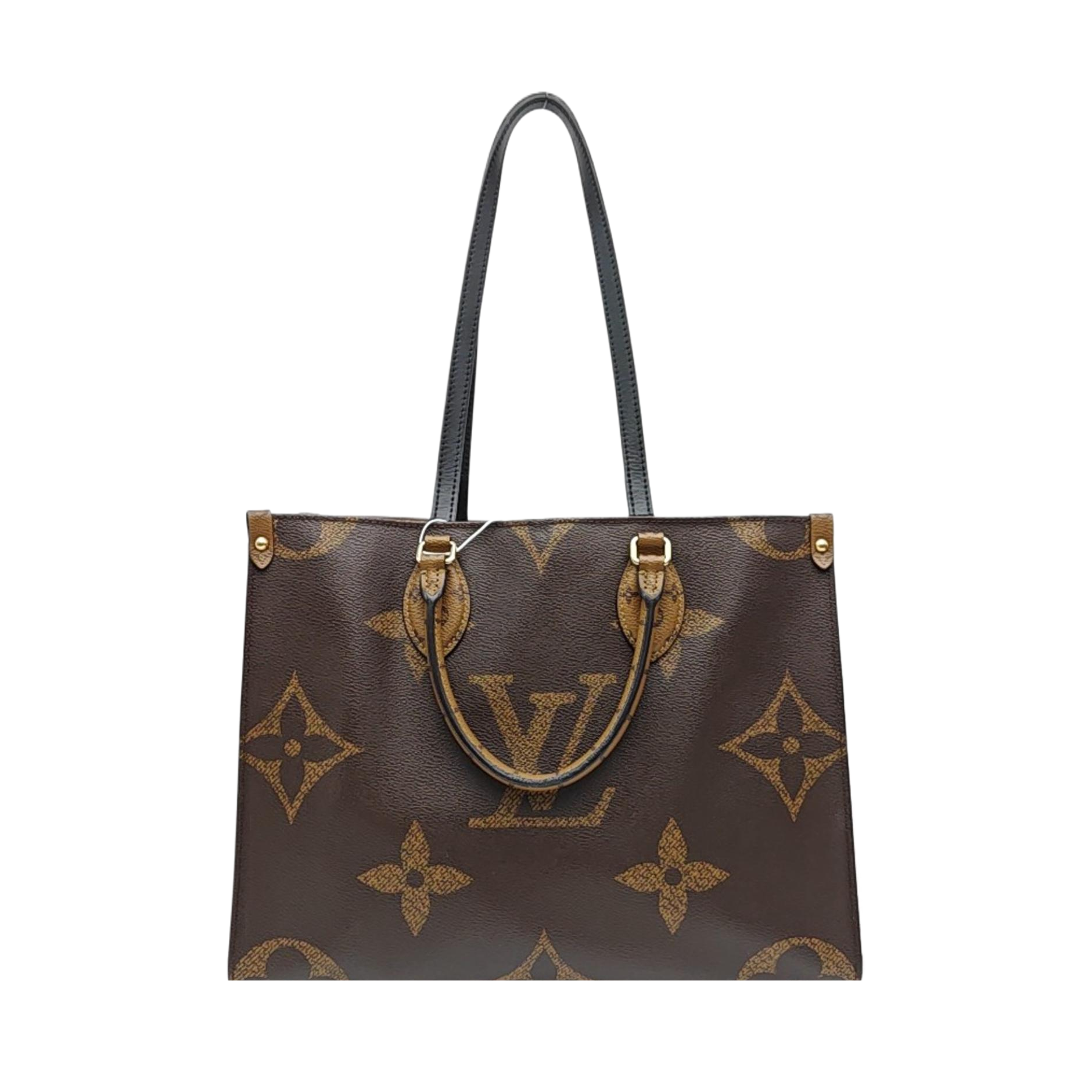 ONTHEGO MM Monogram Coated Canvas Brown