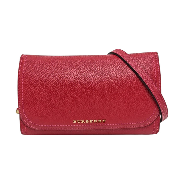 Calfskin Shoulder Bag Red
