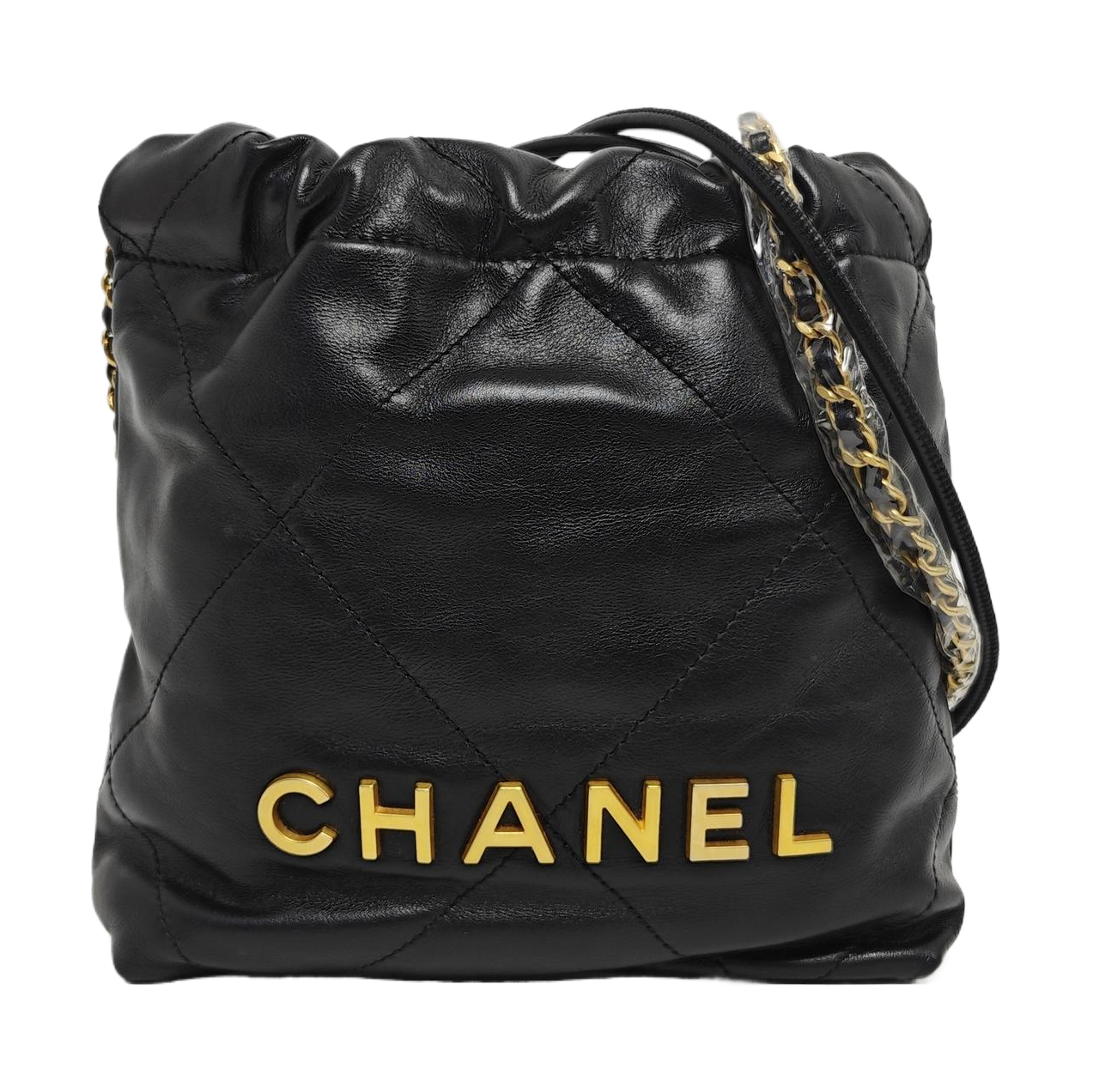 CHANEL 22 Mini Quilted Calfskin Black