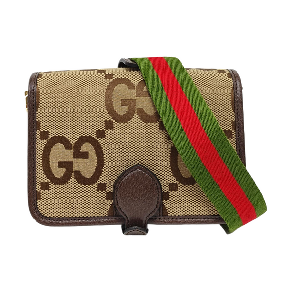 GG Messenger Monogram Canvas Brown