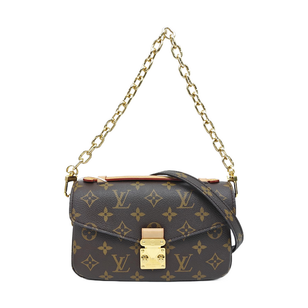 MÉTIS EAST WEST Monogram Coated Canvas Brown
