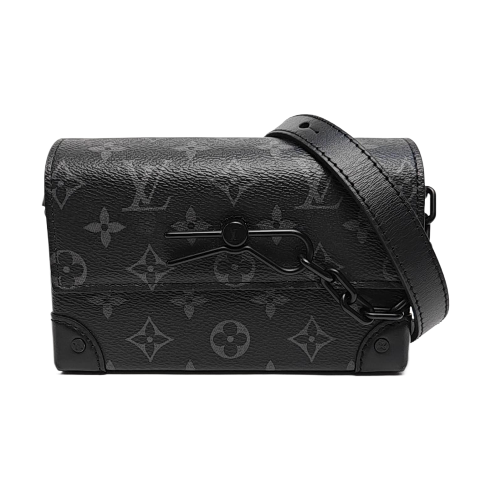 STEAMER Mini Monogram Coated Canvas Black