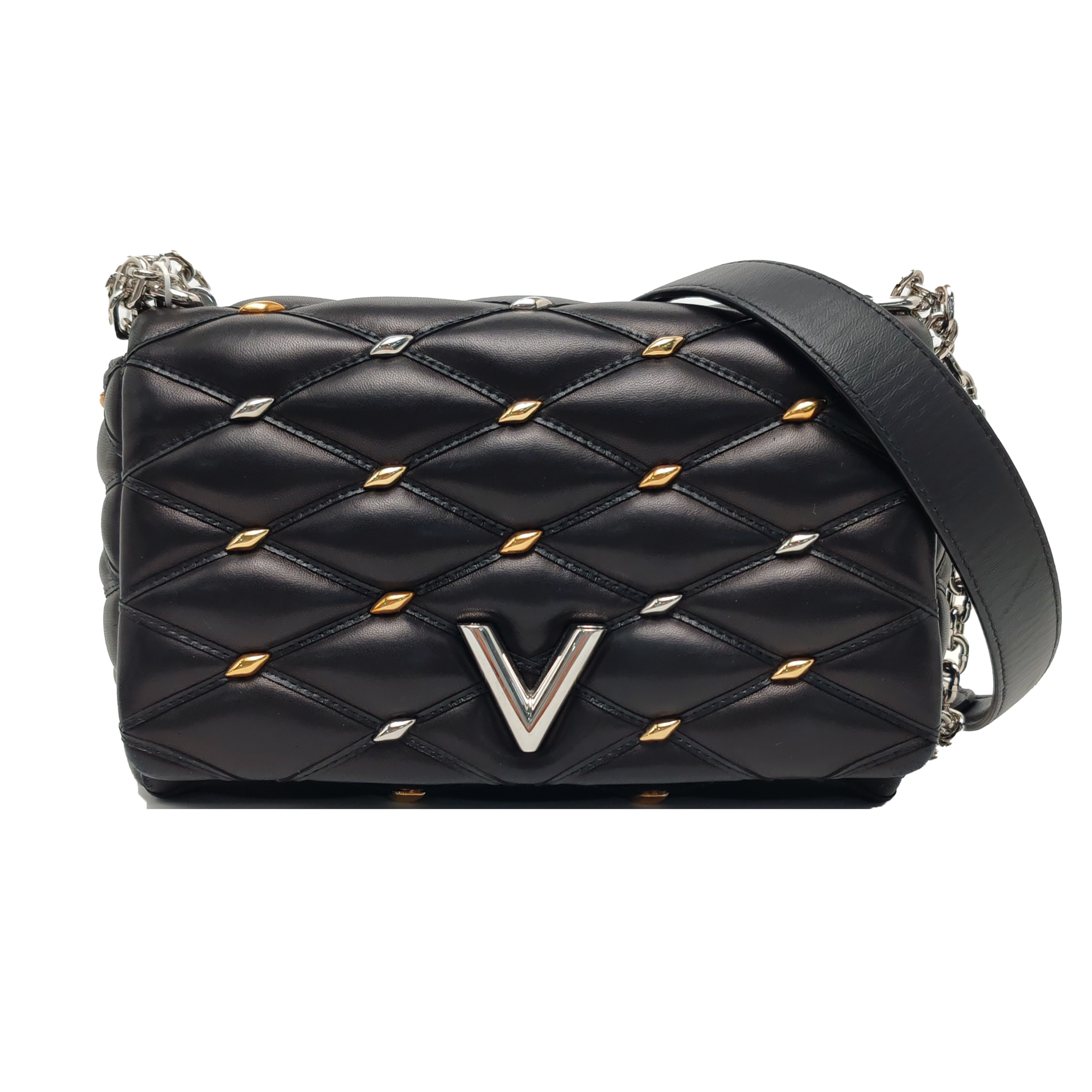 GO-14 Quilted Lambskin Black