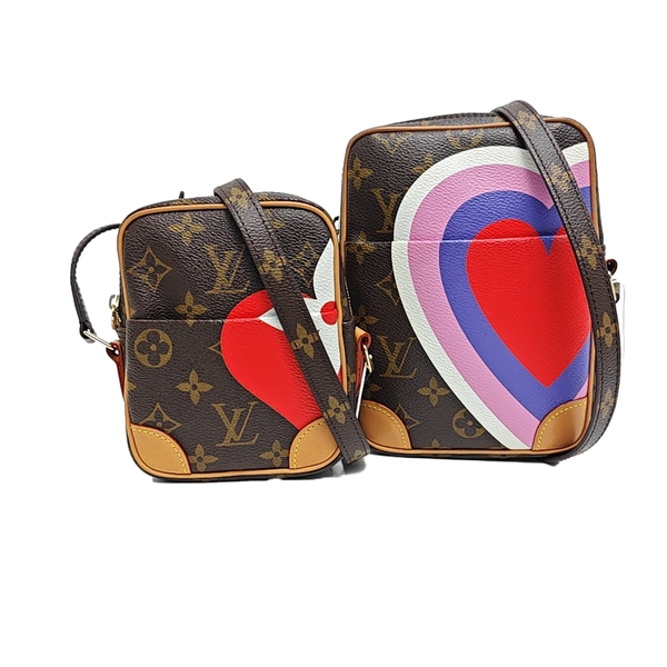 PANAME SET Monogram Coated Canvas Brown