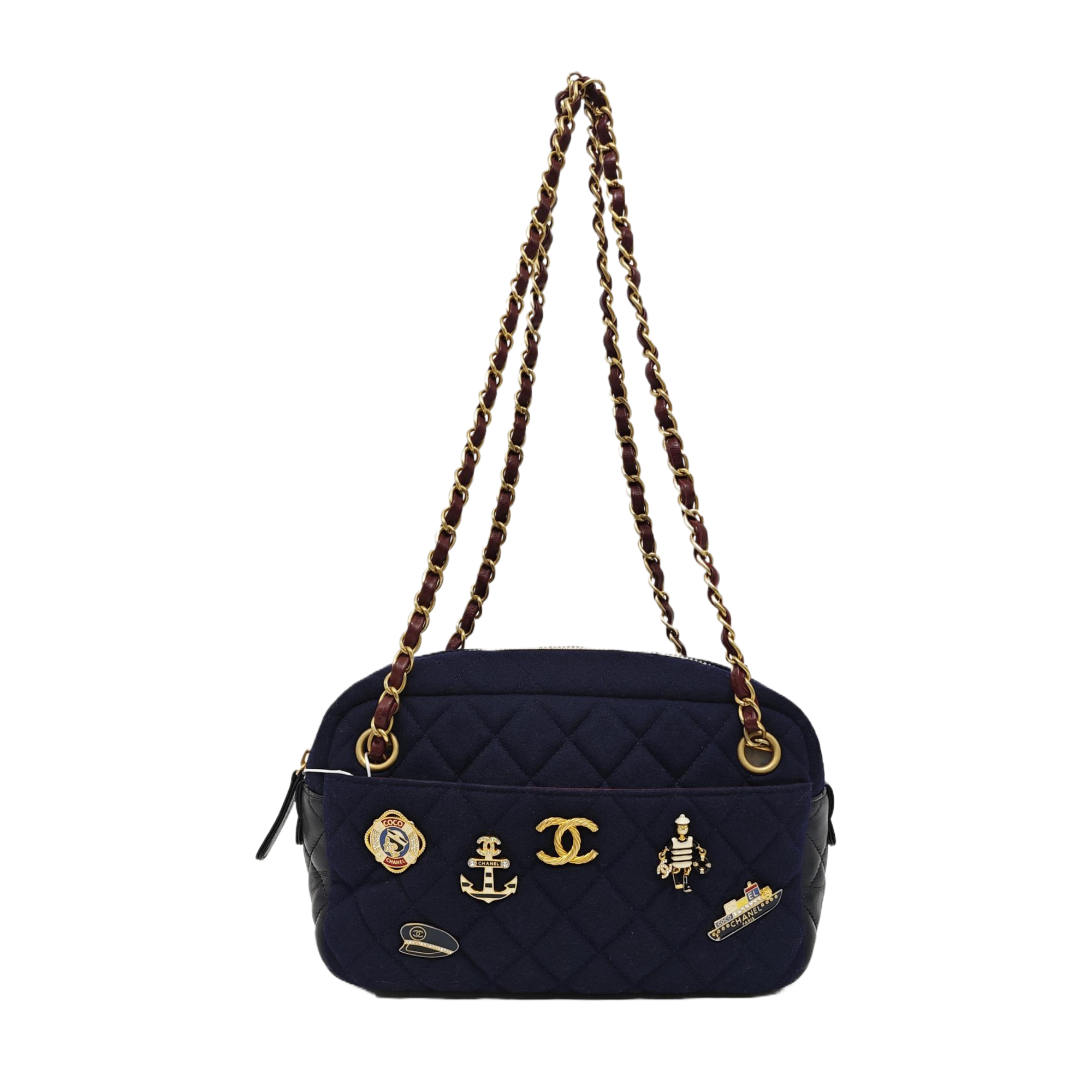 Quilted Sheepskin Blue