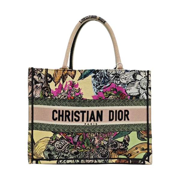 Authenticated pre-owned  Book Tote Small Fabric Multicolor - Tote Bag at Looply