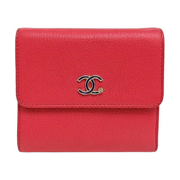 Calfskin Wallet Red