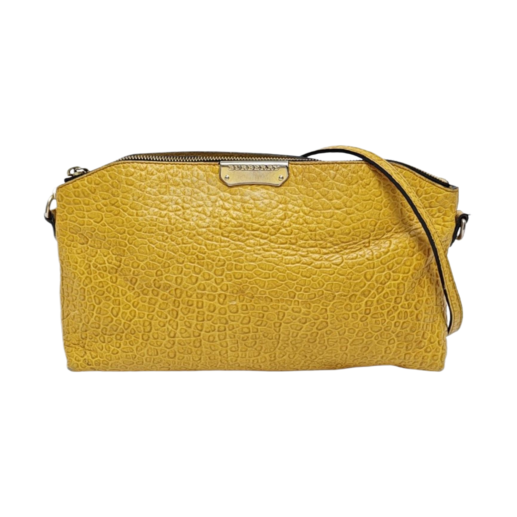 Calfskin Crossbody Bag Yellow
