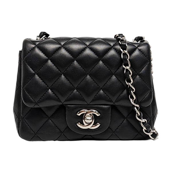 CLASSIC FLAP Mini Quilted Lambskin Black