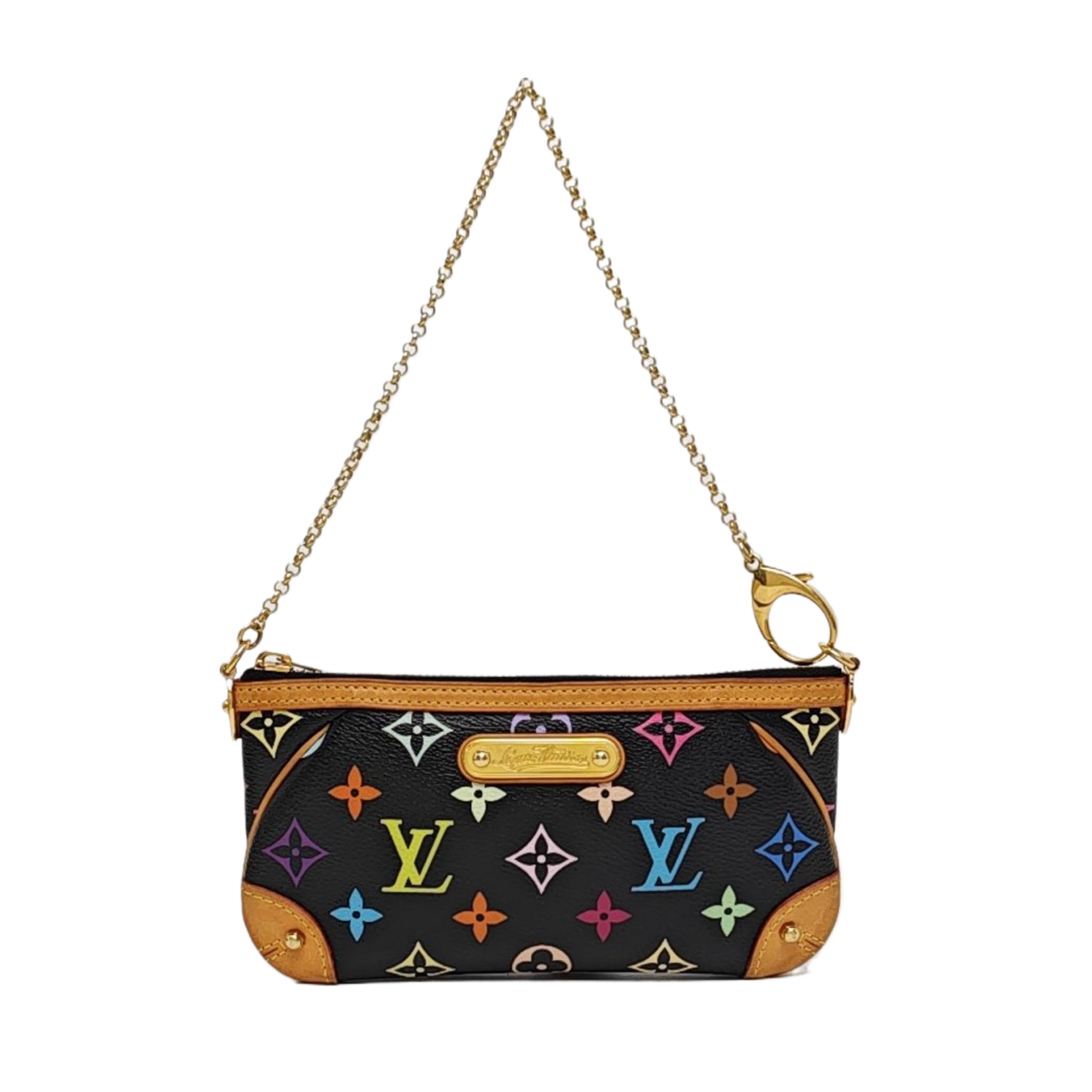LV × TM VINTAGE MILLA Monogram Coated Canvas Black