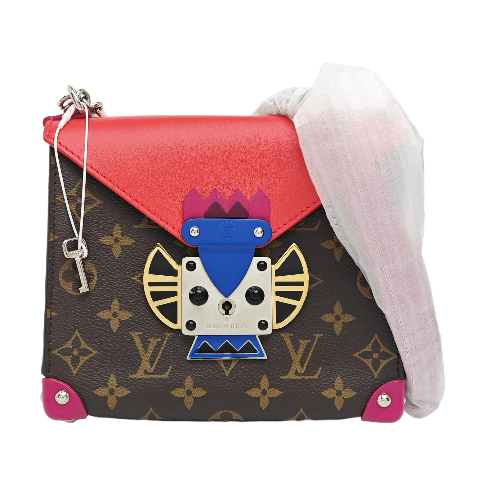TRIBAL MASK PM Monogram Coated Canvas Brown