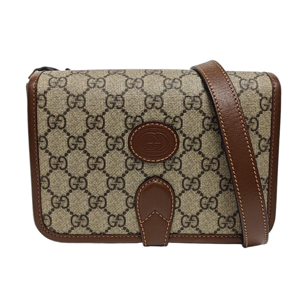 Retro Mini Monogram Coated Canvas Beige
