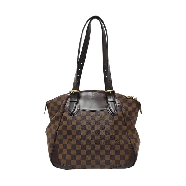 VERONA MM Damier Ebene Coated Canvas Brown