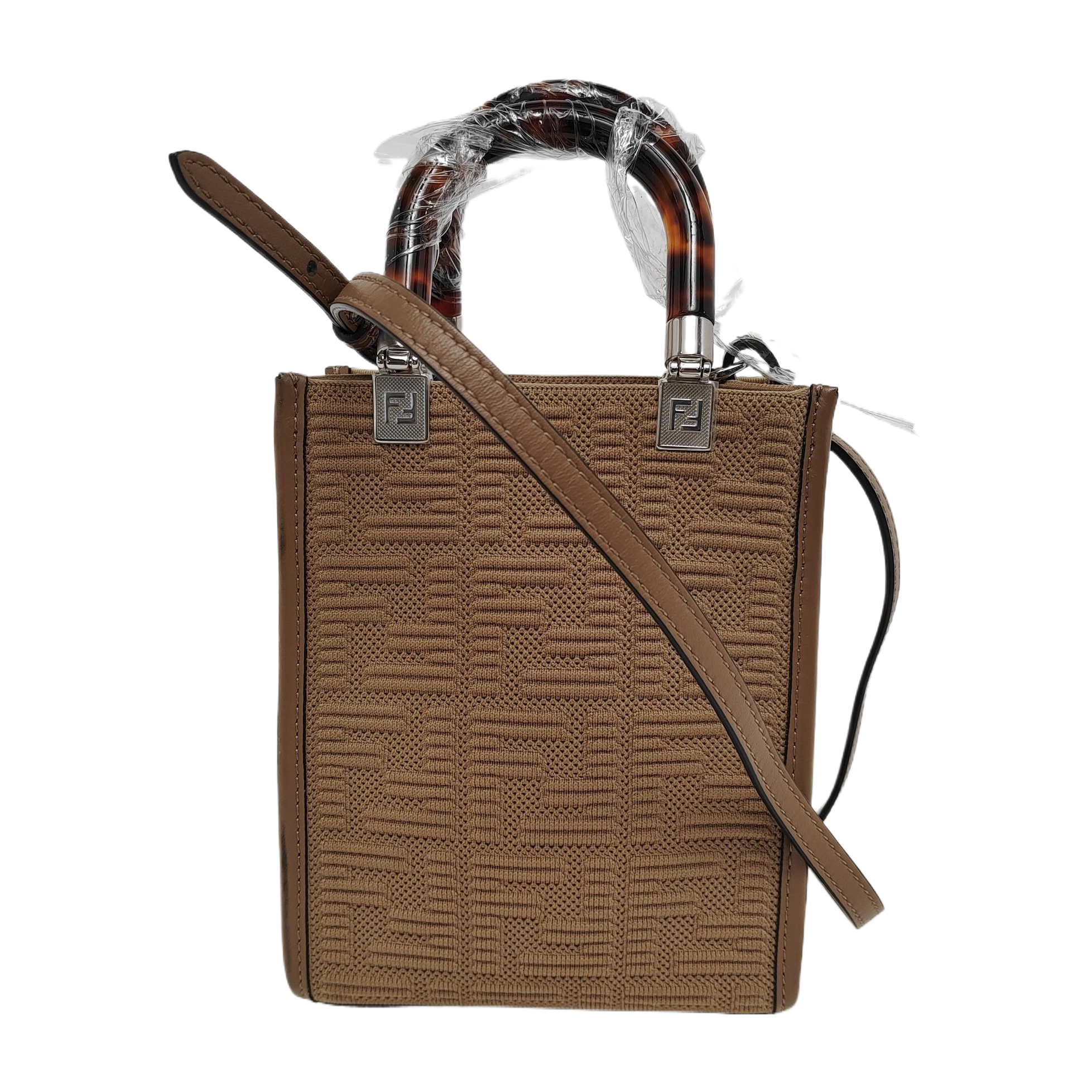 Authenticated pre-owned  Sunshine Mini Canvas Brown - Tote Bag at Looply