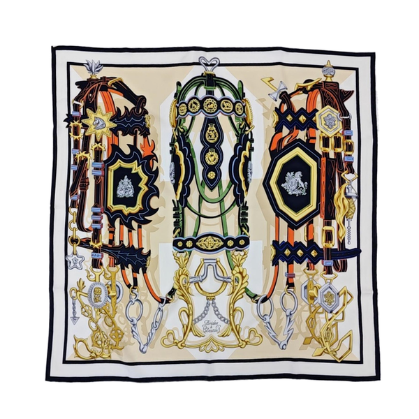 Mulberry Silk Silk Scarf Multicolor