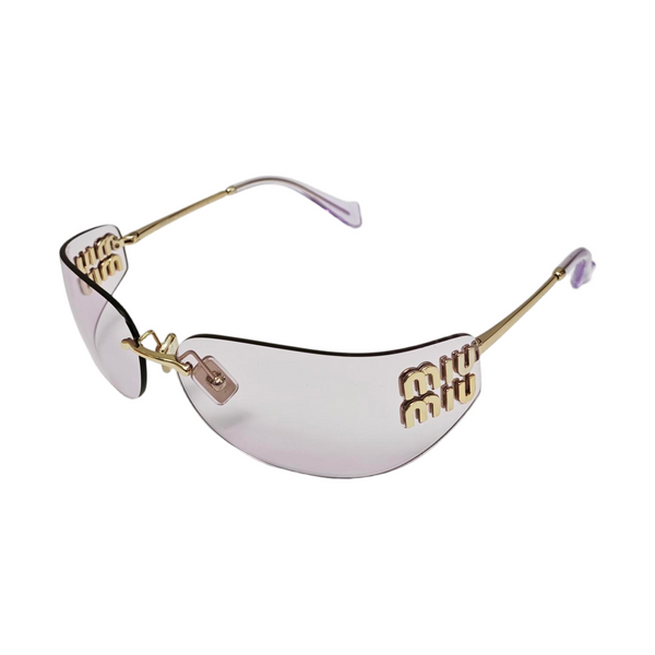 Metal Sunglasses Purple