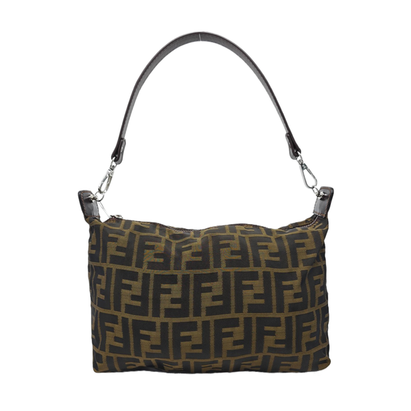 Canvas Clutch Brown