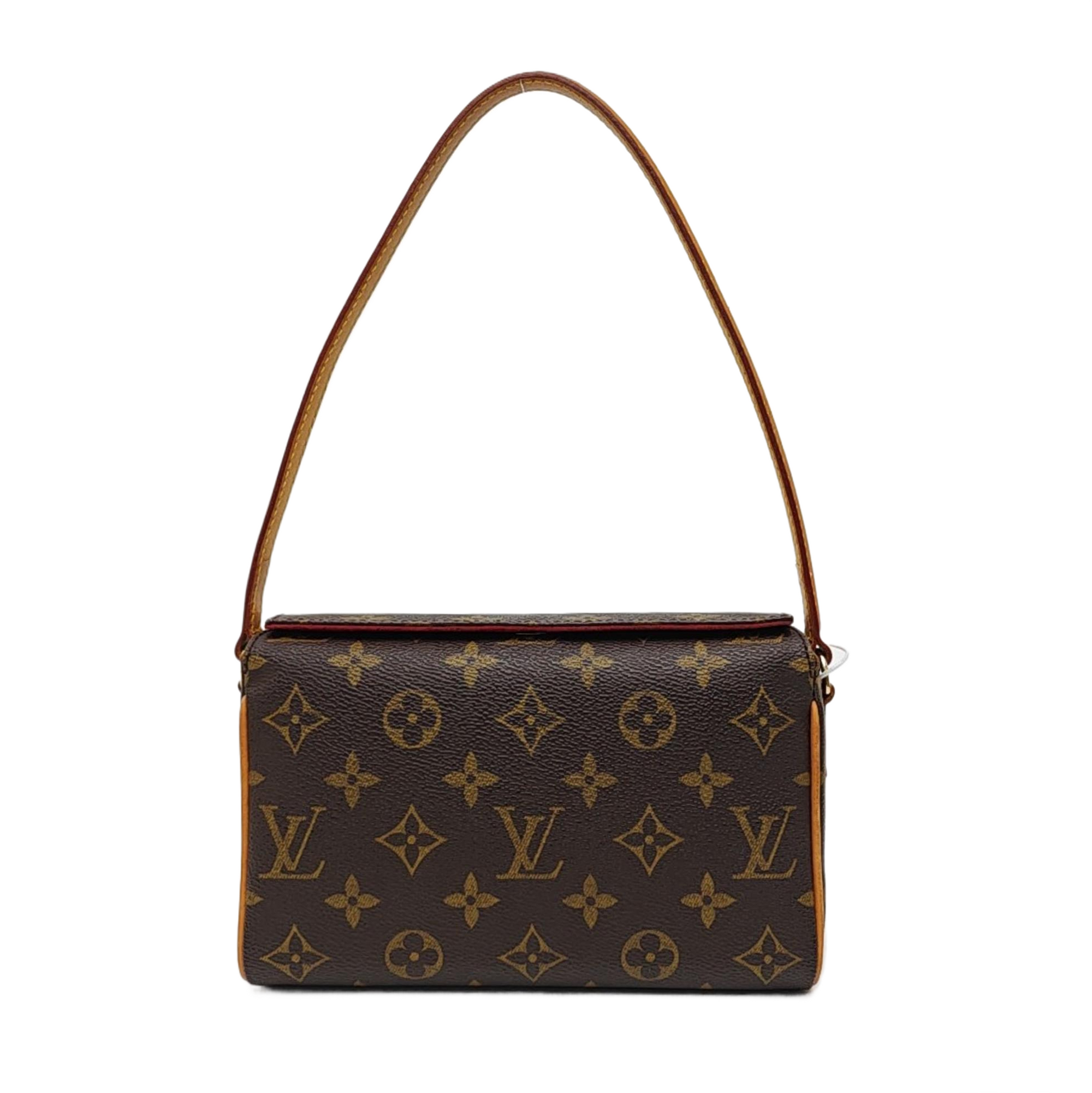 RECITAL Monogram Coated Canvas Brown