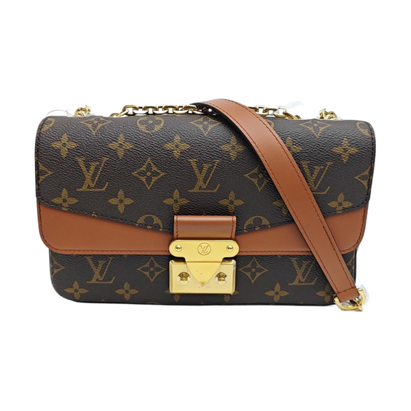MARCEAU Monogram Coated Canvas Brown