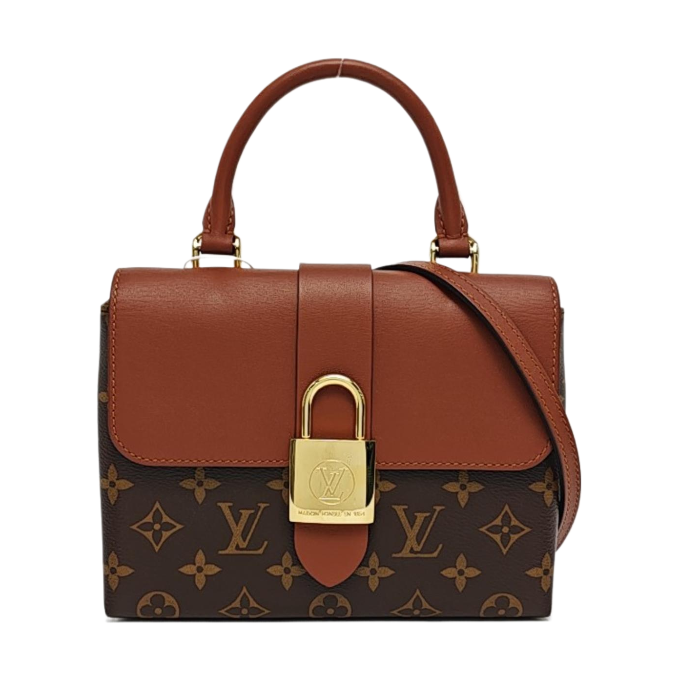 LOCKY BB Monogram Coated Canvas Brown