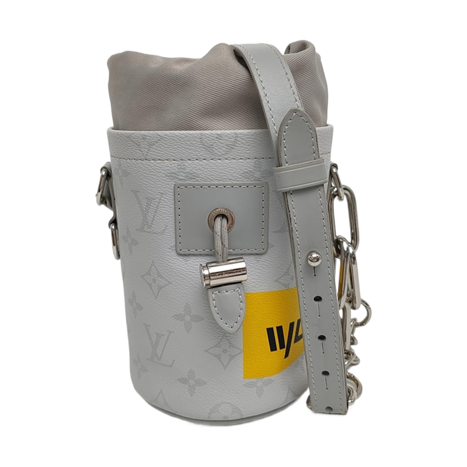 CHALK Monogram Coated Canvas Gray