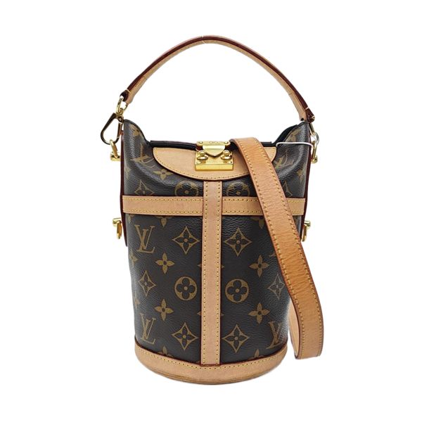 DUFFLE Monogram Coated Canvas Brown