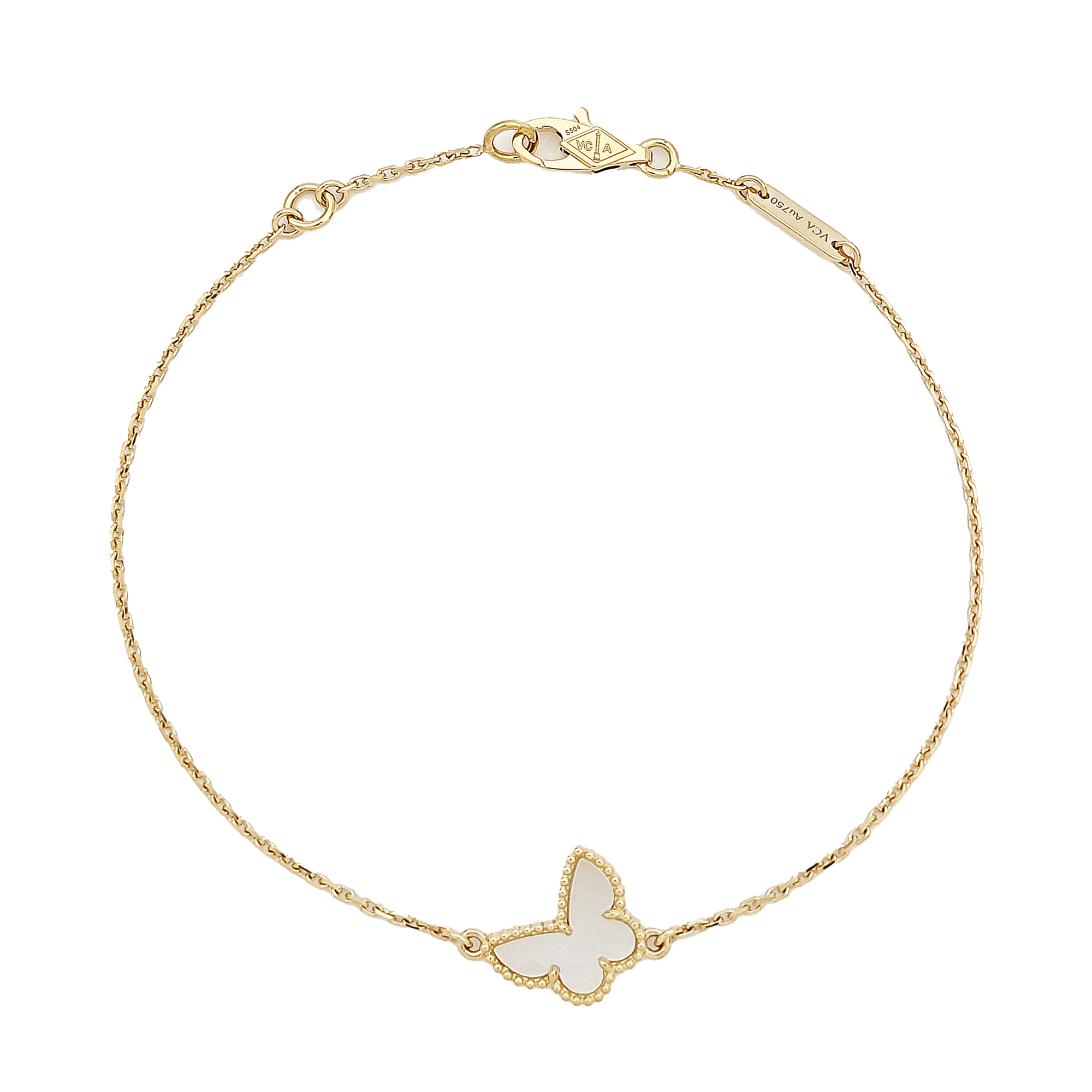Sweet Alhambra 18k Gold Bracelet