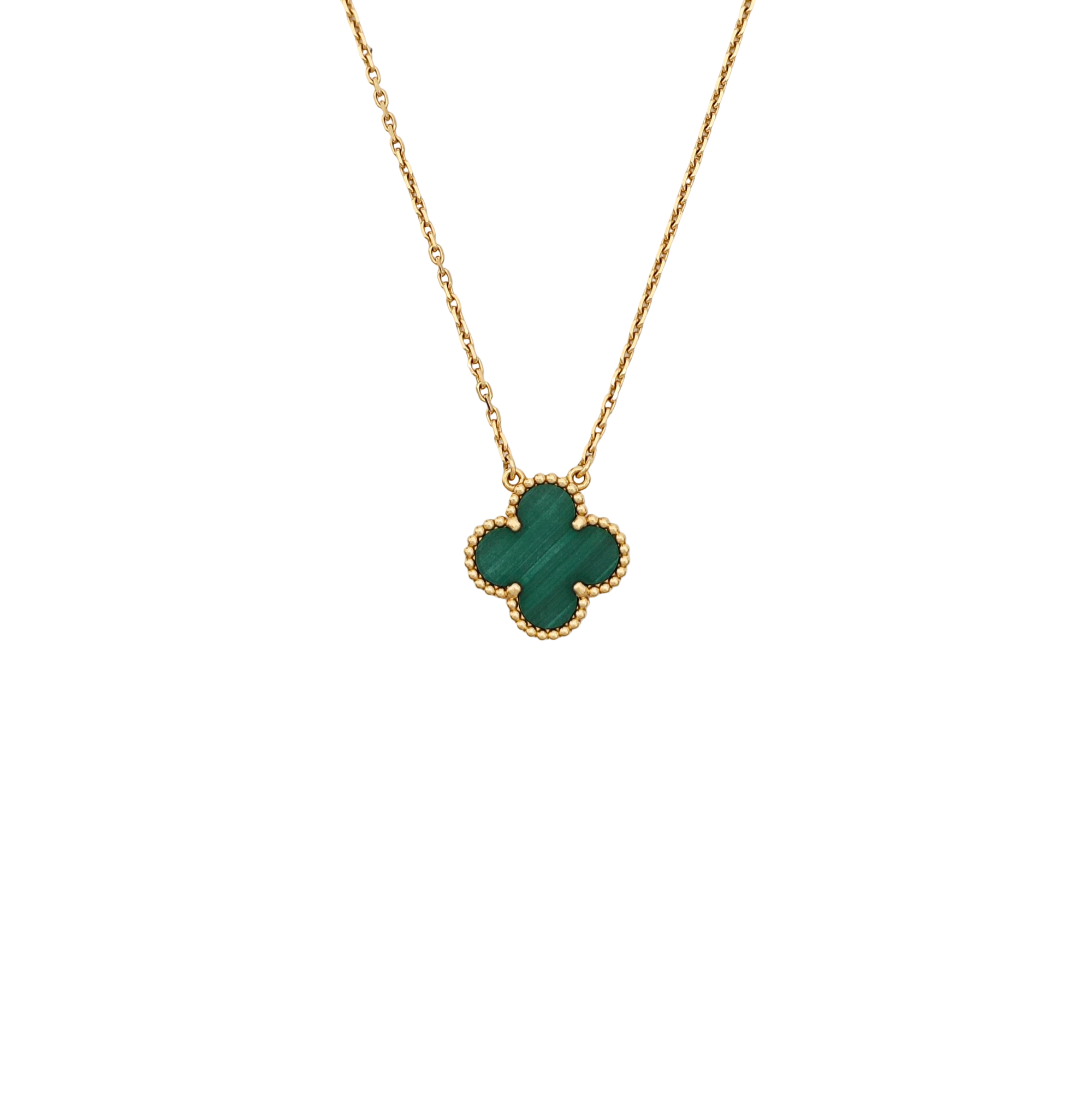 Vintage Alhambra 18k Gold Necklace
