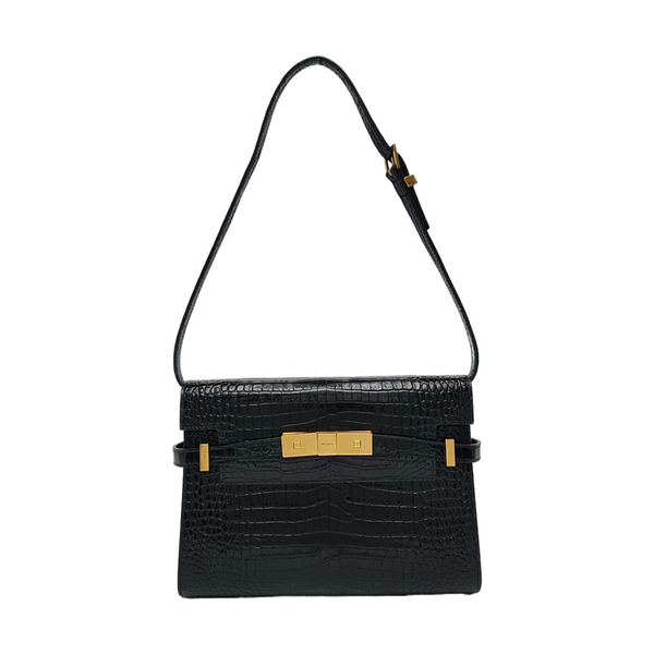 MANHATTAN Small Calfskin Black