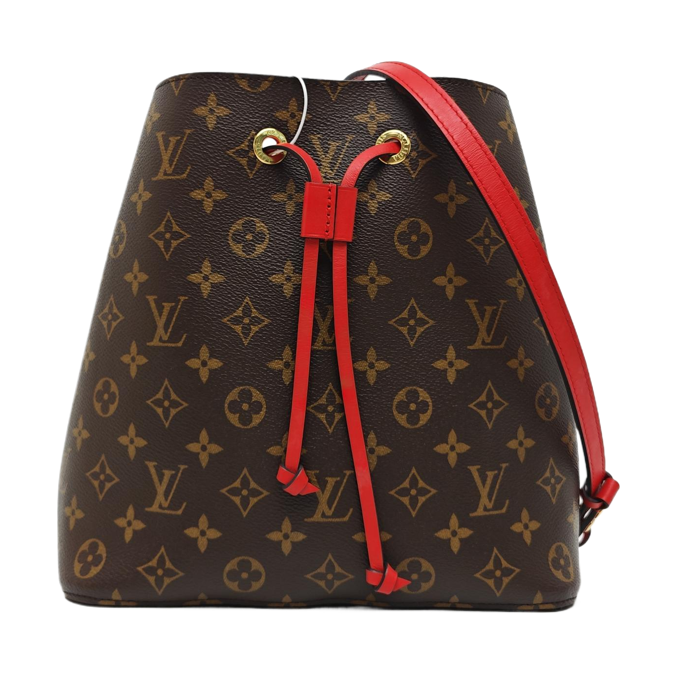 NÉONOÉ MM Monogram Coated Canvas Brown