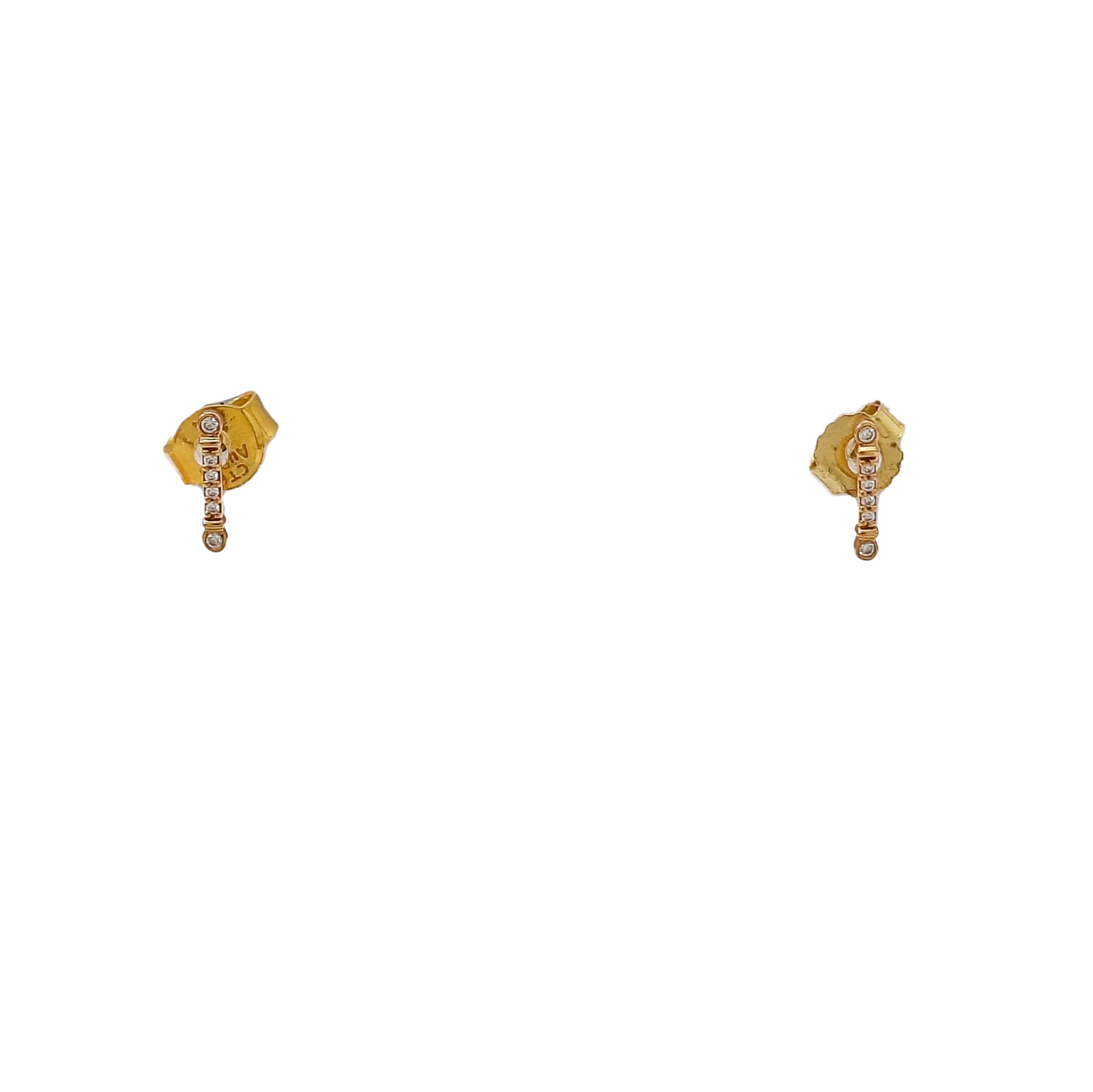 18k Rose Gold Stud Earrings