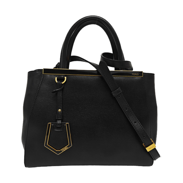 2 Jours Small Calfskin Black