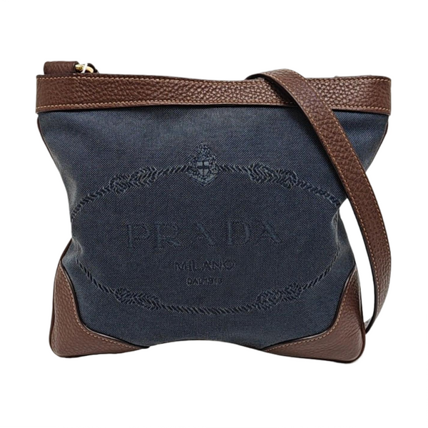 Canvas Shoulder Bag Blue