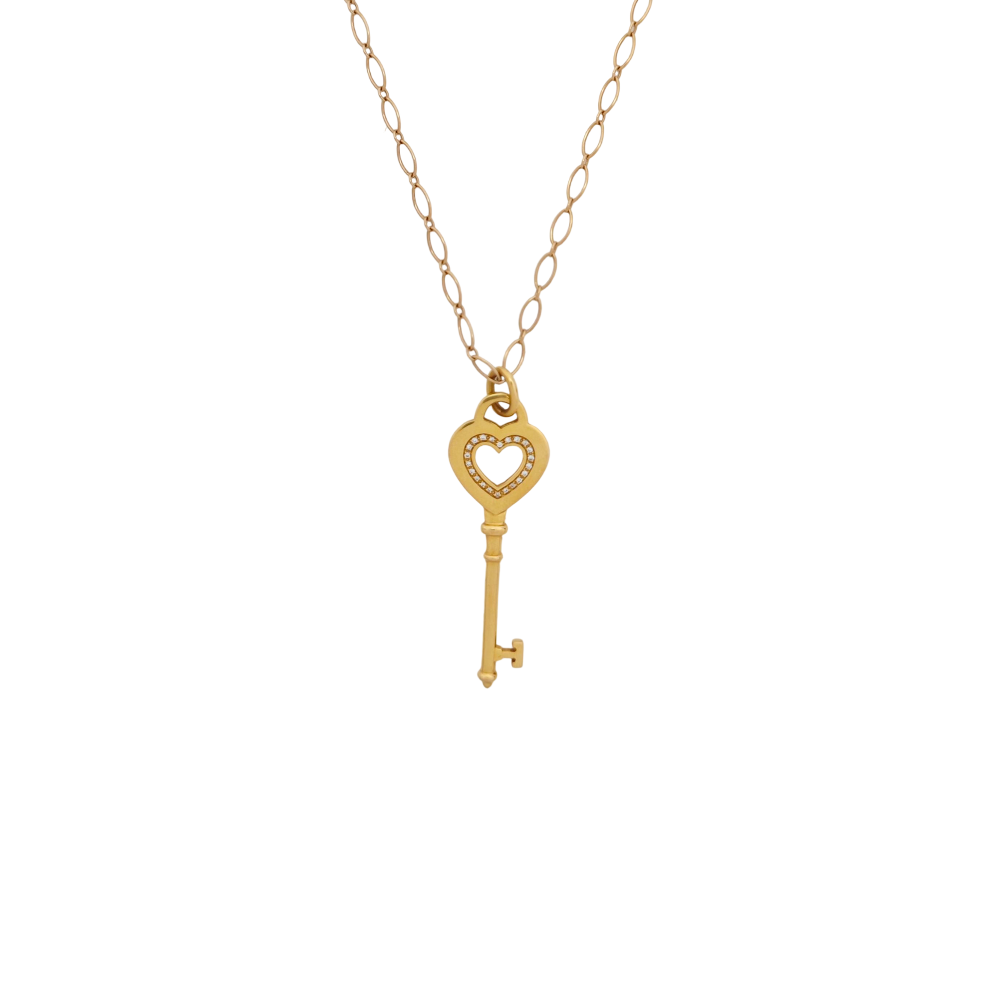 Tiffany Keys 18k Rose Gold Necklace
