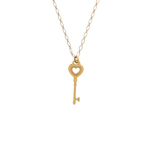 Tiffany Keys 18k Rose Gold Necklace