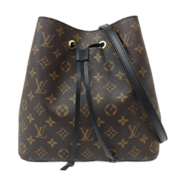 NÉONOÉ MM Monogram Coated Canvas Brown