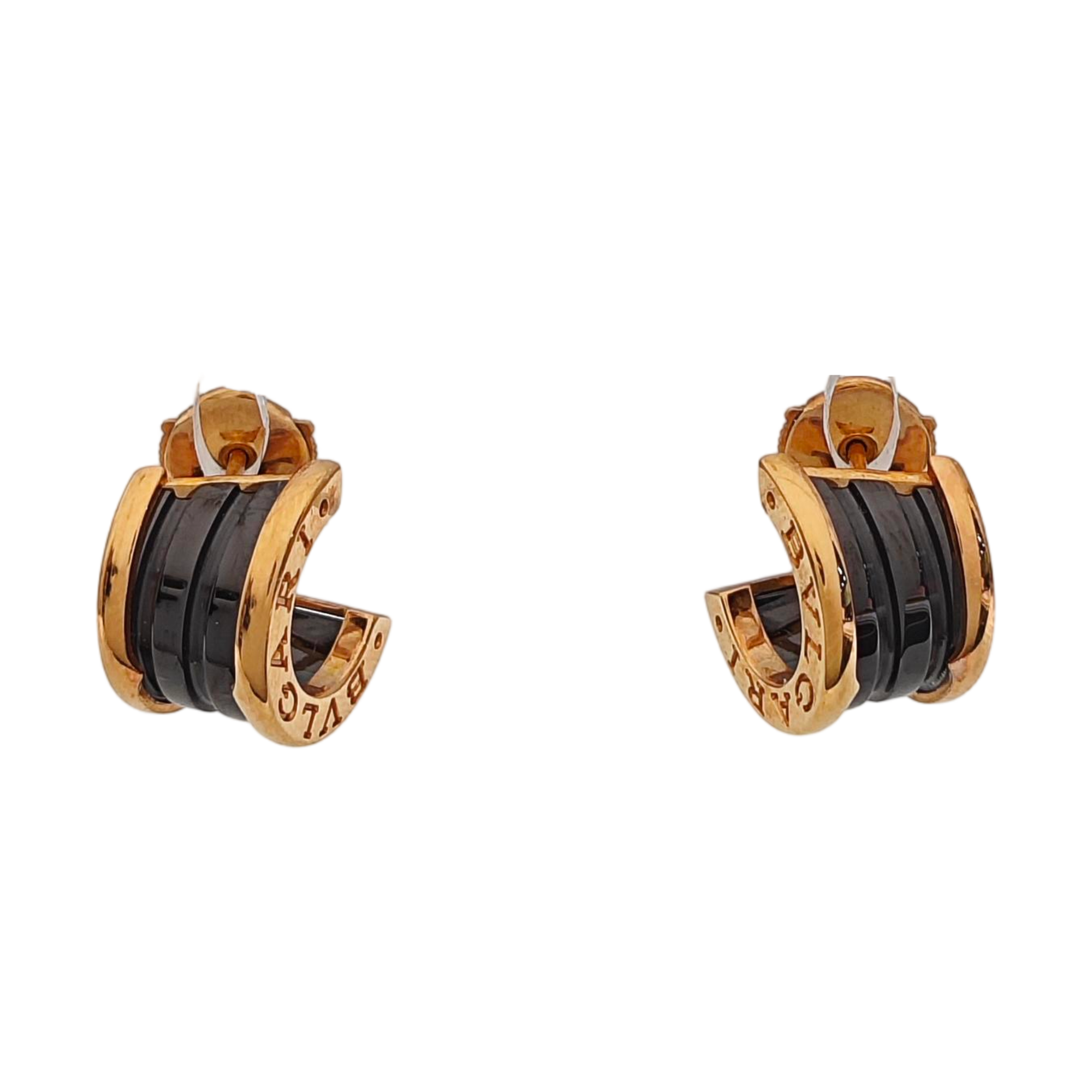 B.ZERO1 18k Rose Gold Stud Earrings