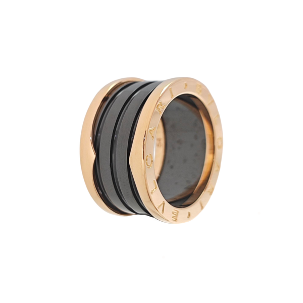 B.ZERO1 18k Rose Gold Ring EU 54