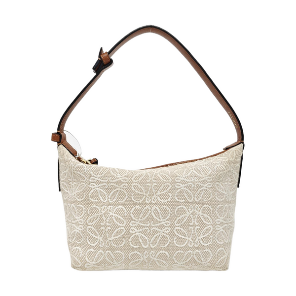 Anagram Small Monogram Canvas Beige