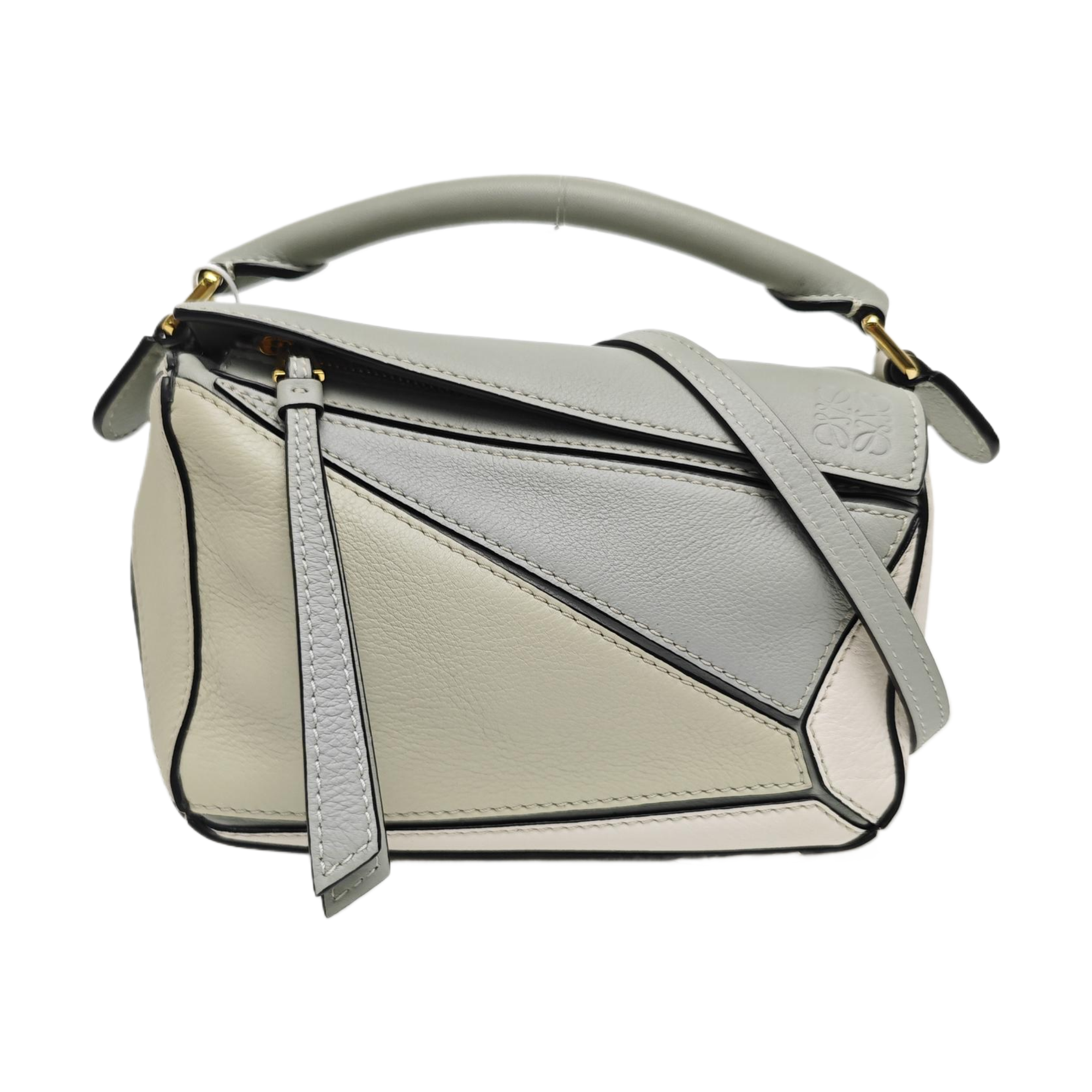 Puzzle Mini Calfskin Multicolor