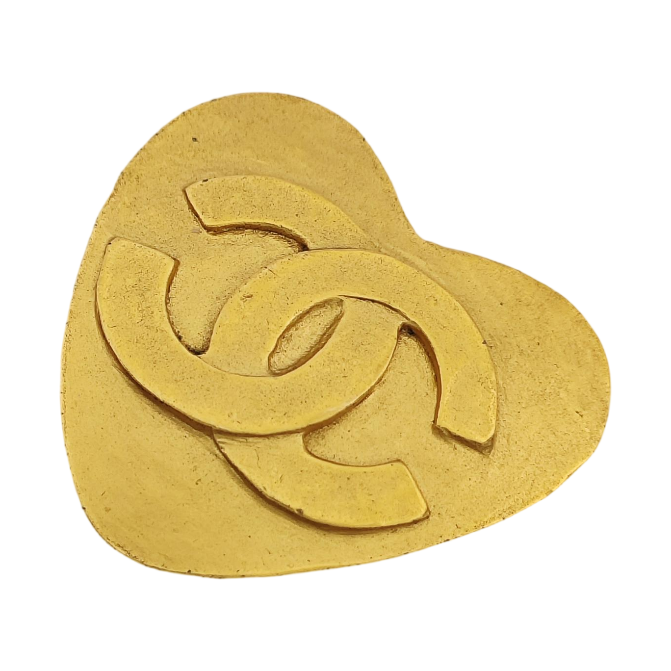 Metal Gold Brooch