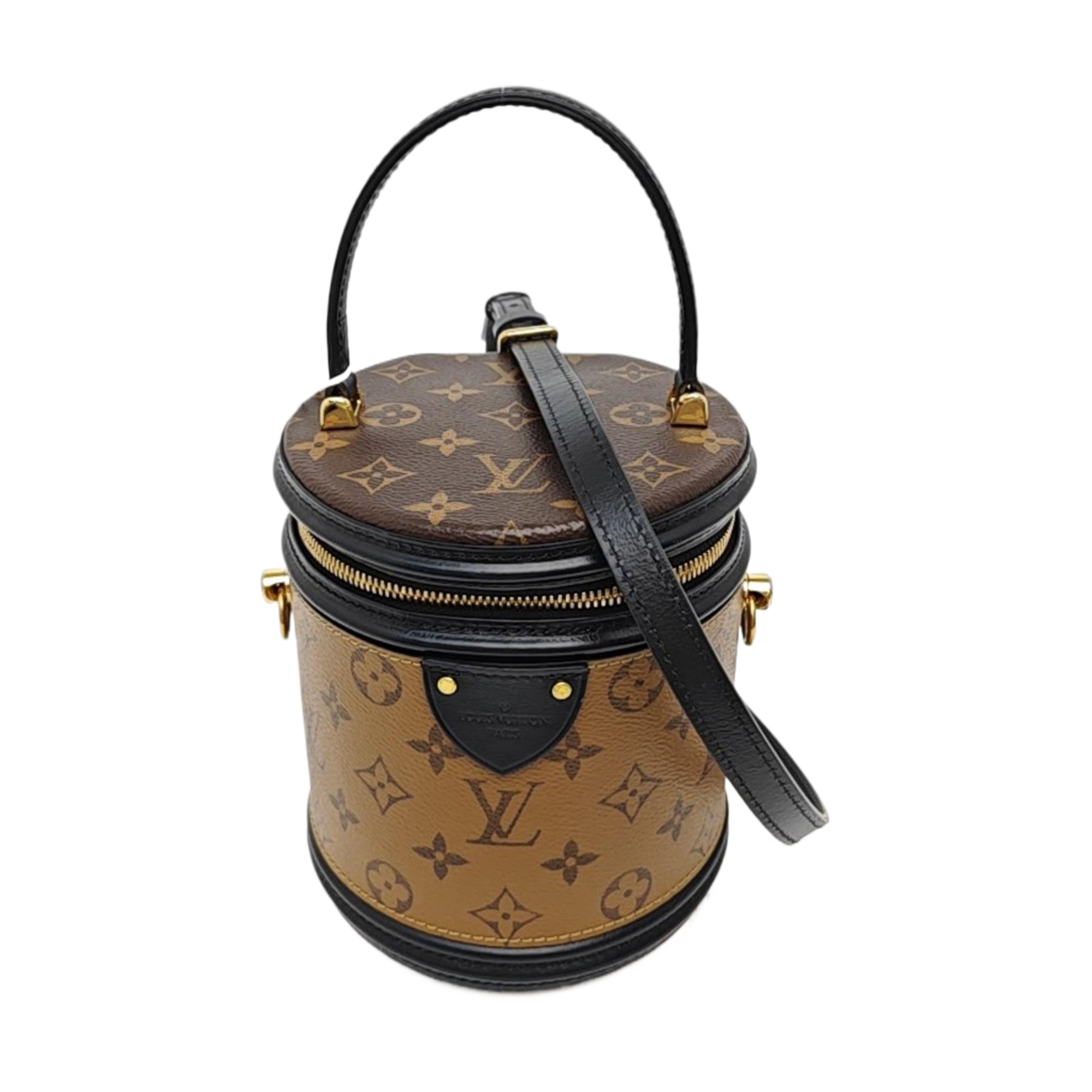 CANNES PM Monogram Coated Canvas Brown